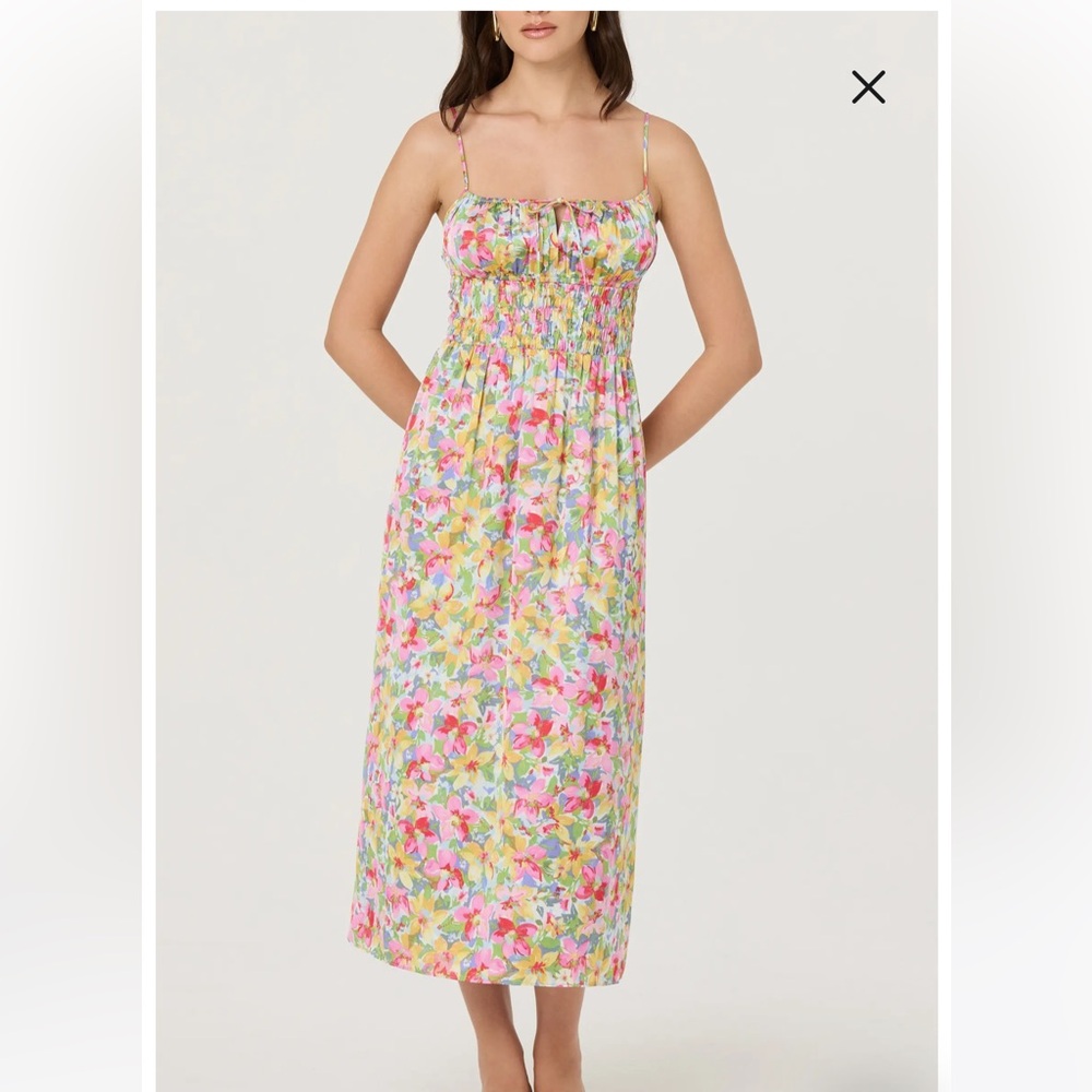 Astr Pastel Floral dress